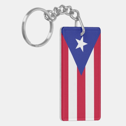 Porte-clés Drapeau de Porto Rico (Devant gauche)