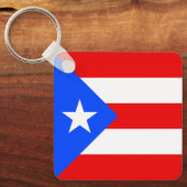 Porte-clés Drapeau de Porto Rico (Recto)