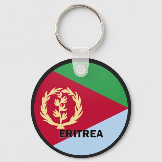 Porte-clés Drapeau de qualité Roundel Érythrée (Recto)