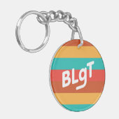 Porte-clés Drapeau de rayure de BLgT (Devant gauche)