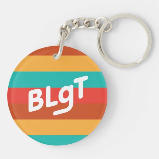 Porte-clés Drapeau de rayure de BLgT (Dos)