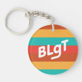 Porte-clés Drapeau de rayure de BLgT (Devant)