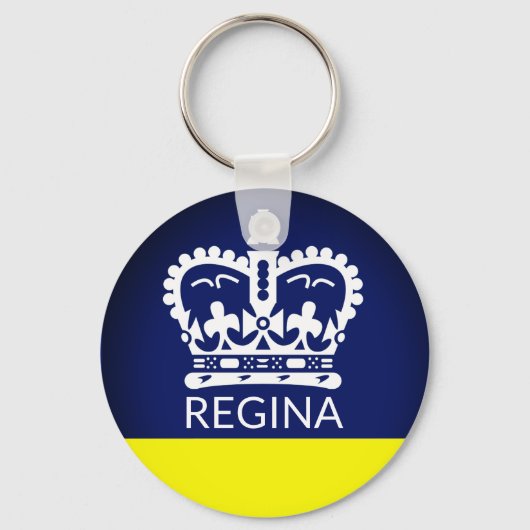Porte-clés Drapeau de Regina, Saskatchewan (Recto)