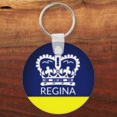 Porte-clés Drapeau de Regina, Saskatchewan (Recto)