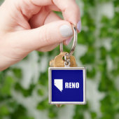 Porte-clés Drapeau de Reno, Porte - clé du Nevada (main)