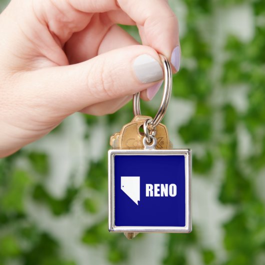 Porte-clés Drapeau de Reno, Porte - clé du Nevada (main)