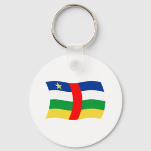 Porte-clés Drapeau de République centrafricaine
