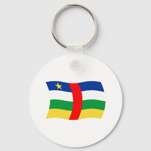 Porte-clés Drapeau de République centrafricaine (Recto)