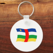 Porte-clés Drapeau de République centrafricaine (Recto)