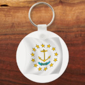 Porte-clés Drapeau de Rhode Island (Recto)