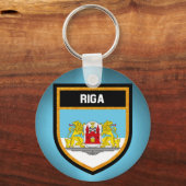 Porte-clés Drapeau de Riga (Recto)