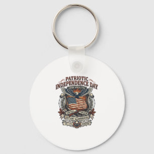 Porte-clés Drapeau de rouille patriotique Survivant Zombie Ap