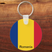 Porte-clés Drapeau de Roumanie (Recto)