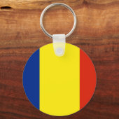 Porte-clés Drapeau de Roumanie (Recto)