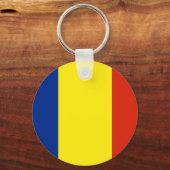 Porte-clés Drapeau de Roumanie (Recto)