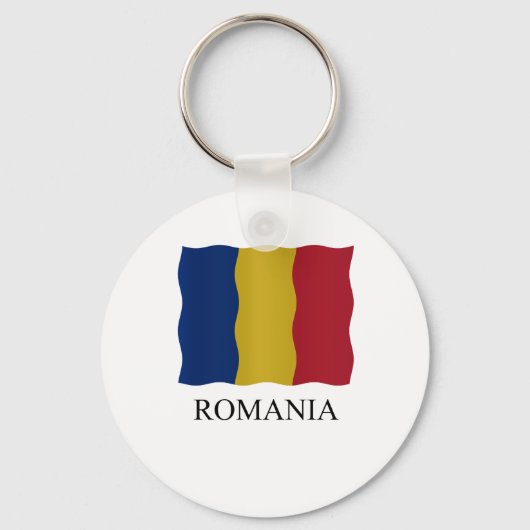 Porte-clés Drapeau de Roumanie (Recto)