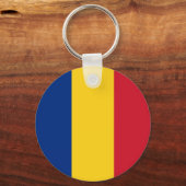 Porte-clés Drapeau de Roumanie (Recto)