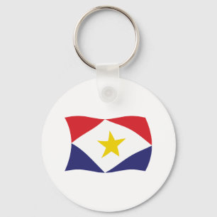 Porte-clés Drapeau de Saba