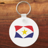 Porte-clés Drapeau de Saba (Recto)