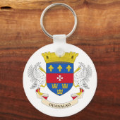 Porte-clés Drapeau de Saint Barthélemy (Verso)