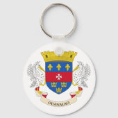 Porte-clés Drapeau de Saint Barthélemy (Verso)