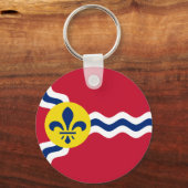 Porte-clés Drapeau de Saint-Louis, Missouri (Recto)