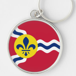 Porte-clés Drapeau de Saint-Louis, Missouri