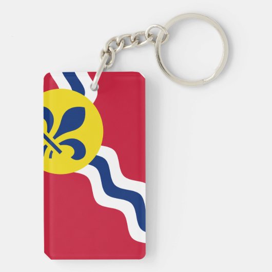 Porte-clés Drapeau de Saint-Louis, Missouri (Dos)