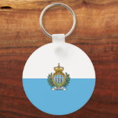 Porte-clés Drapeau de Saint-Marin (Verso)