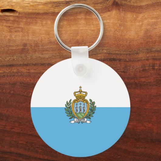 Porte-clés Drapeau de Saint-Marin (Verso)