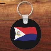 Porte-clés Drapeau de Saint-Martin (Recto)