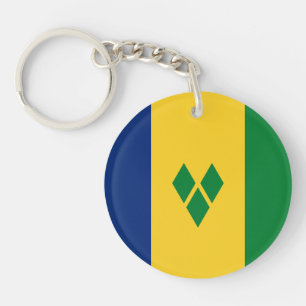 Porte-clés Drapeau de Saint-Vincent