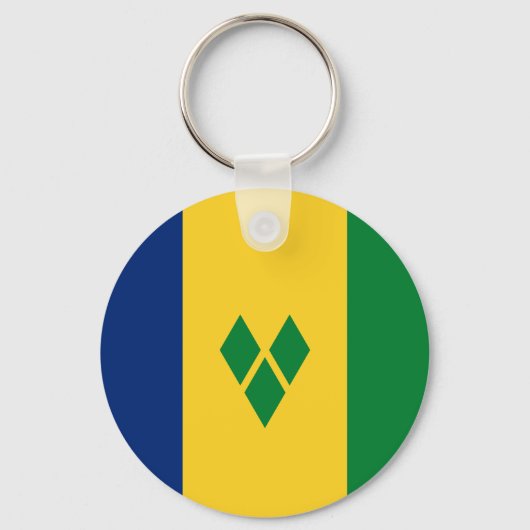 Porte-clés Drapeau de Saint-Vincent (Recto)
