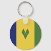 Porte-clés Drapeau de Saint-Vincent-et-les Grenadines (Verso)