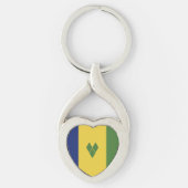 Porte-clés Drapeau de Saint-Vincent-et-les Grenadines (Devant)