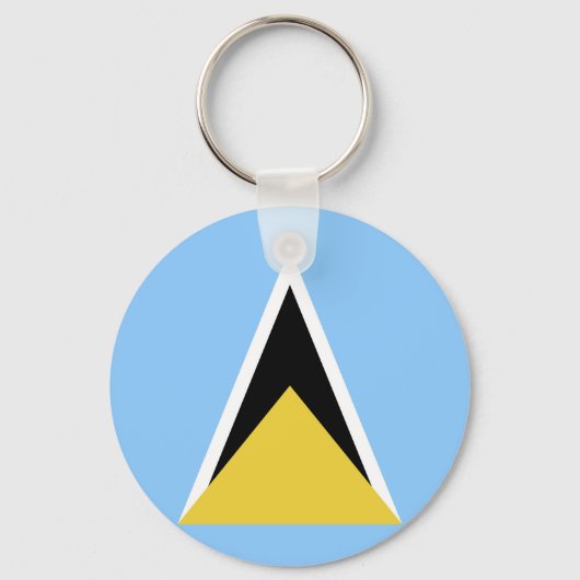 Porte-clés Drapeau de Sainte-Lucie (Verso)
