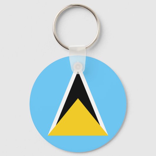 Porte-clés Drapeau de Sainte-Lucie (Recto)