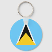 Porte-clés Drapeau de Sainte-Lucie (Verso)