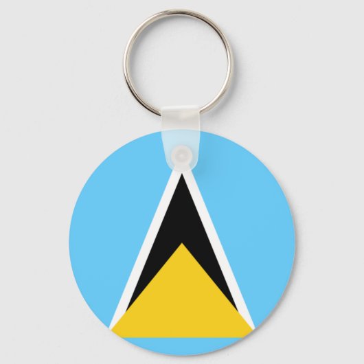 Porte-clés Drapeau de Sainte-Lucie (Recto)