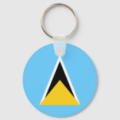 Porte-clés Drapeau de Sainte-Lucie (Verso)