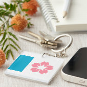 Porte-clés Drapeau de Salem, Oregon (Devant Droit)