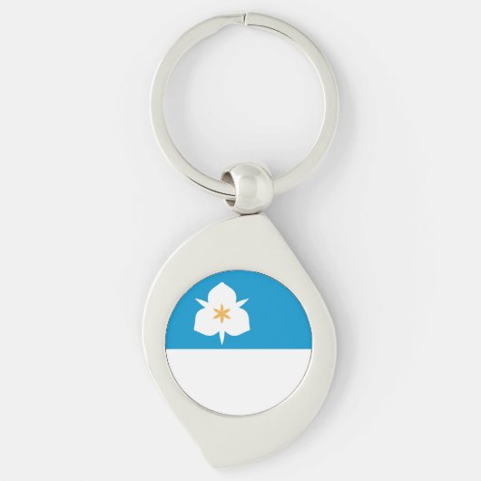 Porte-clés Drapeau de Salt Lake City, Utah (Devant)