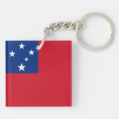 Porte-clés Drapeau de Samoa (Dos)