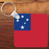 Porte-clés Drapeau de Samoa (Recto)
