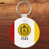 Porte-clés Drapeau de San Diego, Californie (Recto)