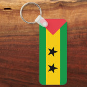 Porte-clés Drapeau de São Tomé e Príncipe (Recto)