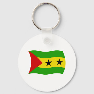 Porte-clés Drapeau de Sao Tomé-et-Principe