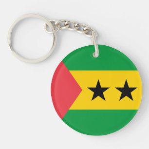 Porte-clés Drapeau de Sao Tomé-et-Principe