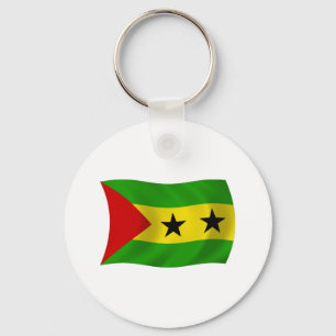Porte-clés Drapeau de Sao Tomé-et-Principe