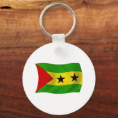 Porte-clés Drapeau de Sao Tomé-et-Principe (Recto)